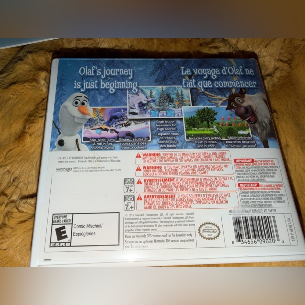 Nintendo 3DS Game: Frozen Olaf’s Quest - Picture 4 of 8